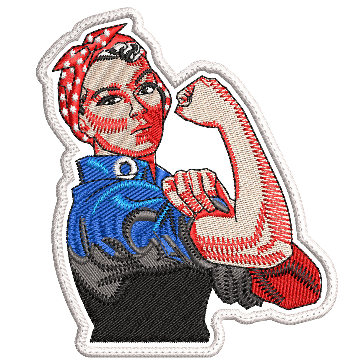 Parche Bordado ROSIE THE RIVETER