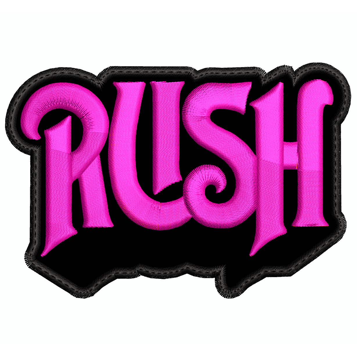 Parche Bordado RUSH Rock