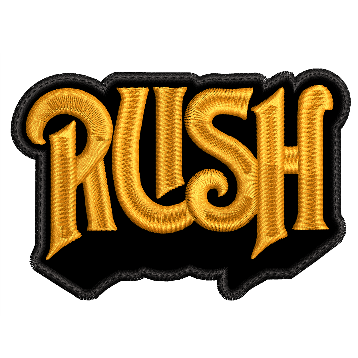 Parche Bordado RUSH Rock