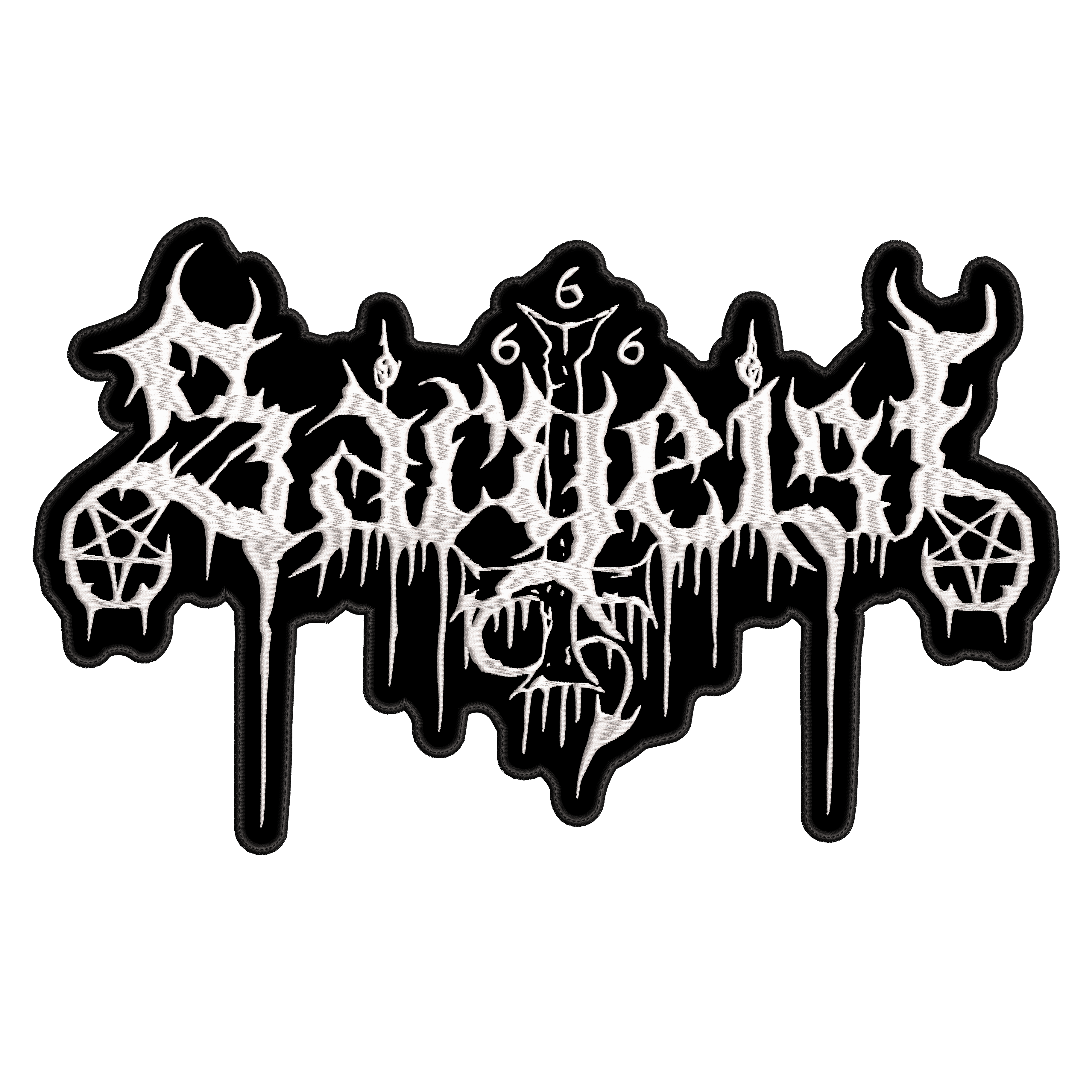Espaldera Bordada SARGEIST Black Metal