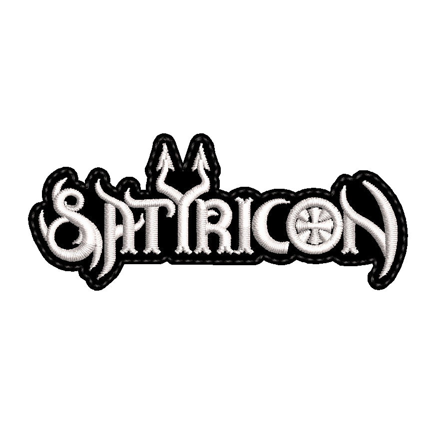 Parche Bordado Mini SATYRICON Black Metal