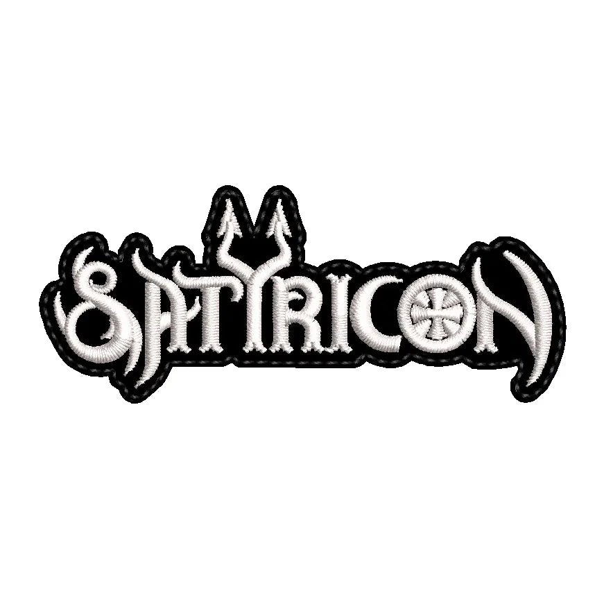 Parche Bordado Mini SATYRICON Black Metal