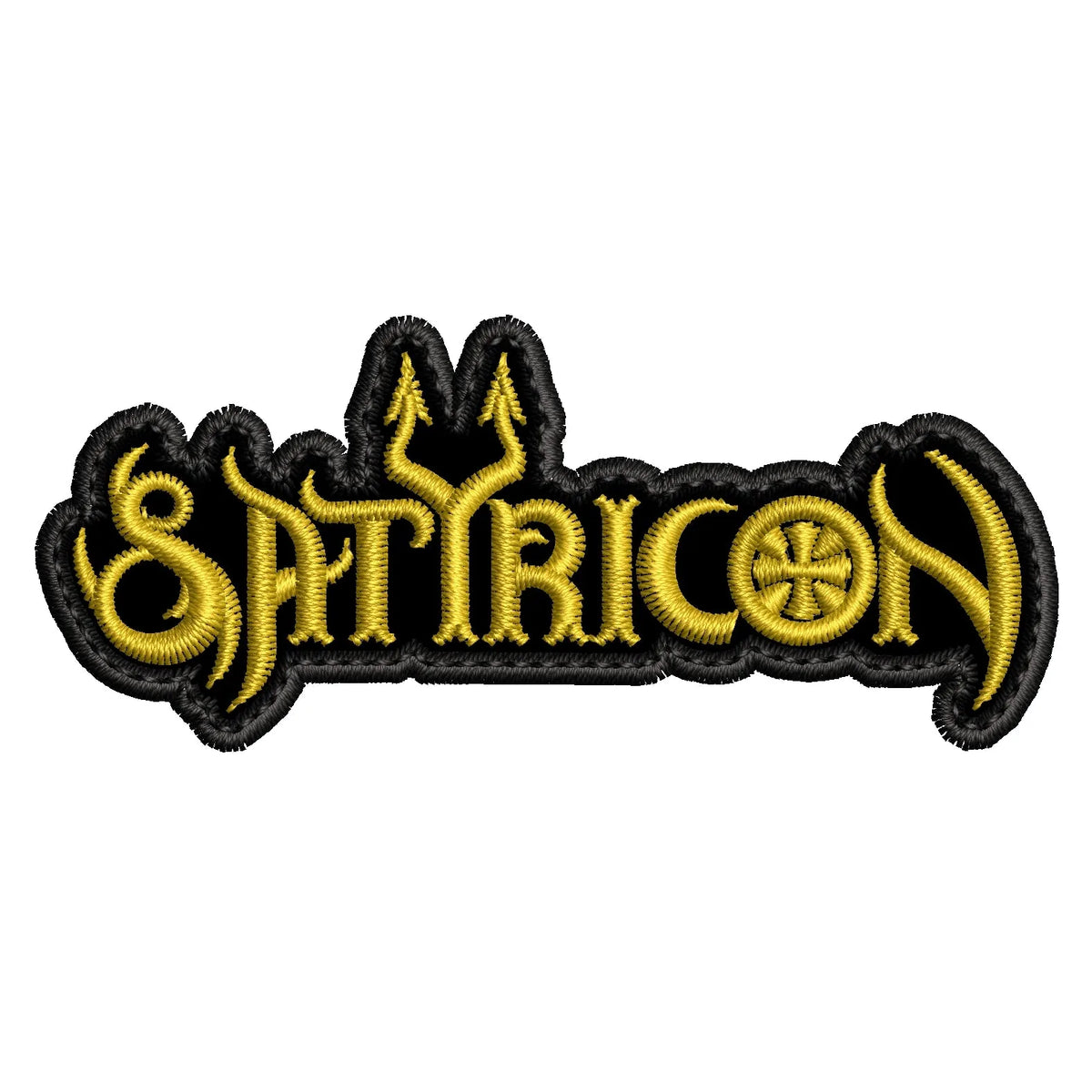 Parche Bordado Mini SATYRICON Black Metal