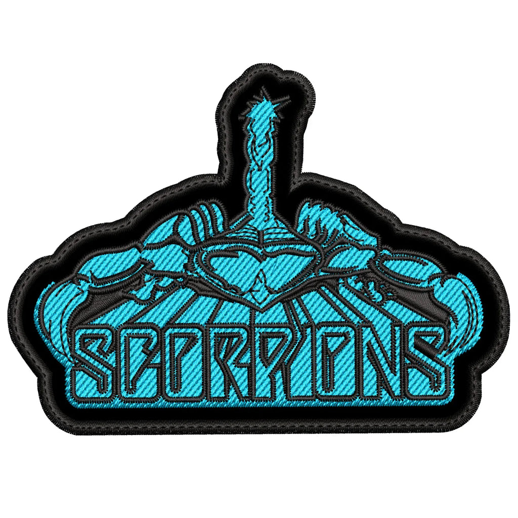 Parche Bordado SCORPIONS Hard Rock/Heavy Metal TAMAÑO