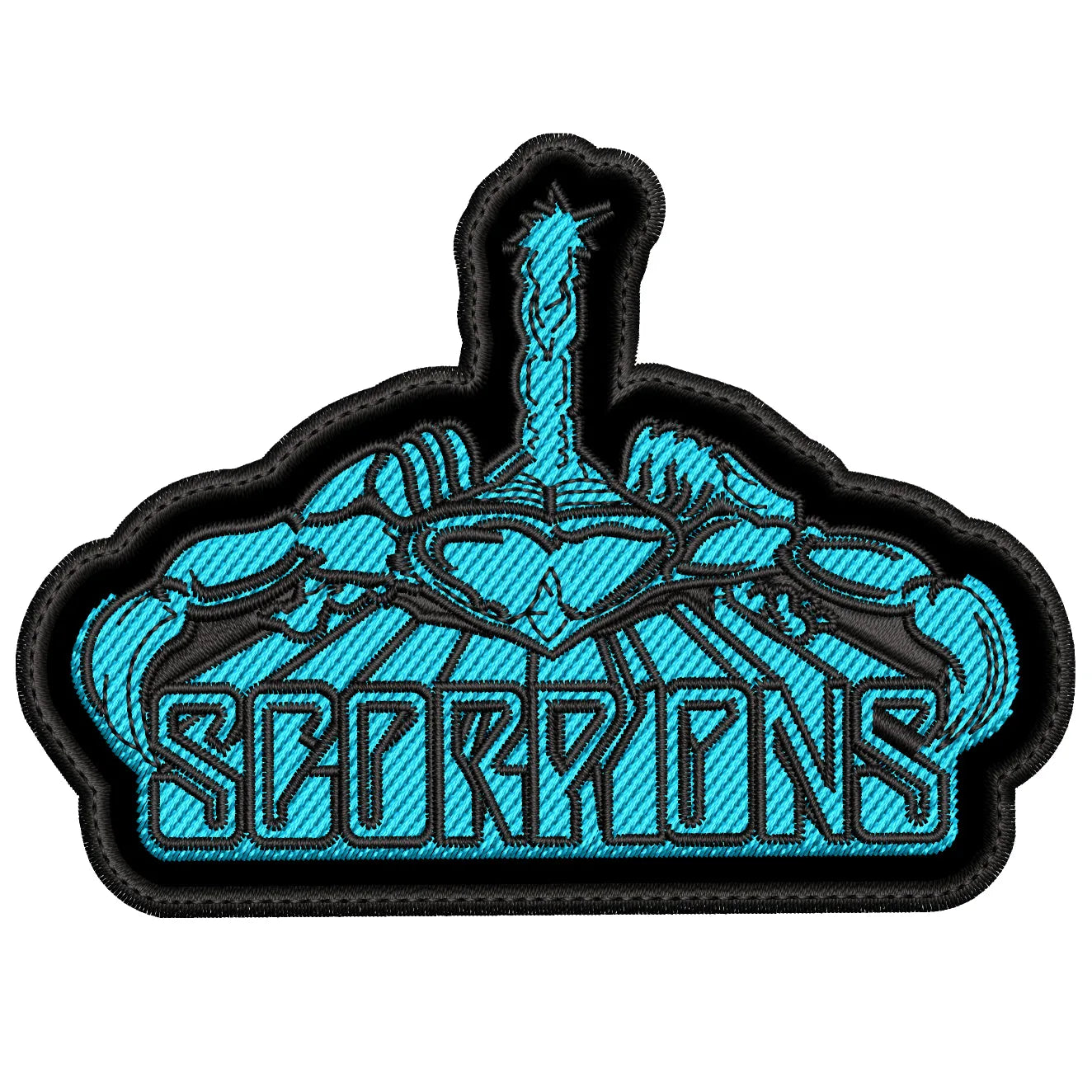 Parche Bordado SCORPIONS Hard Rock/Heavy Metal TAMAÑO