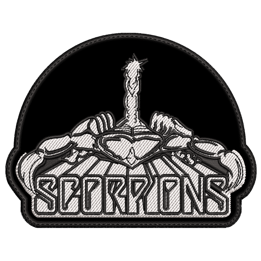 Parche Bordado SCORPIONS Hard Rock/Heavy Metal TAMAÑO