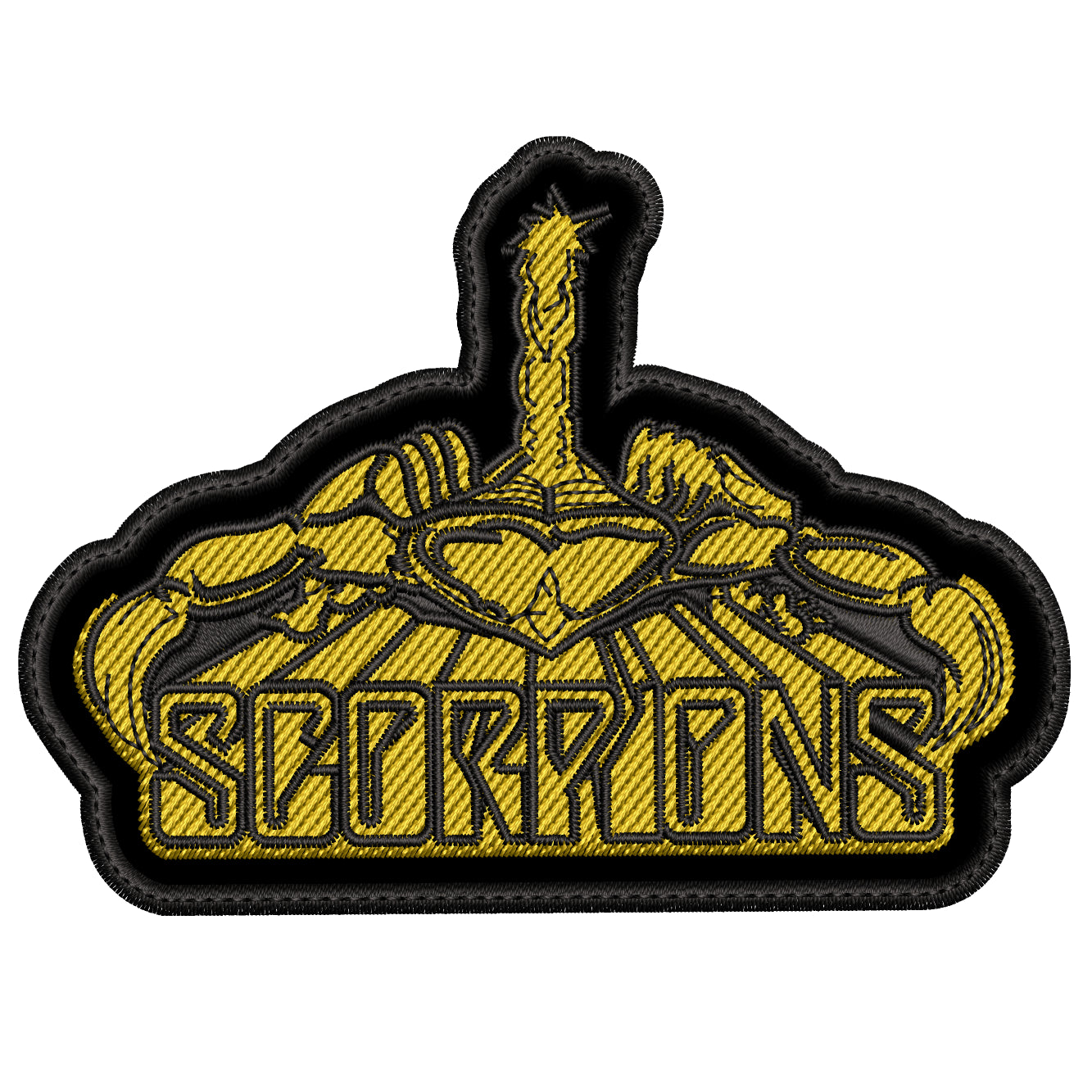 Parche Bordado SCORPIONS Hard Rock/Heavy Metal TAMAÑO