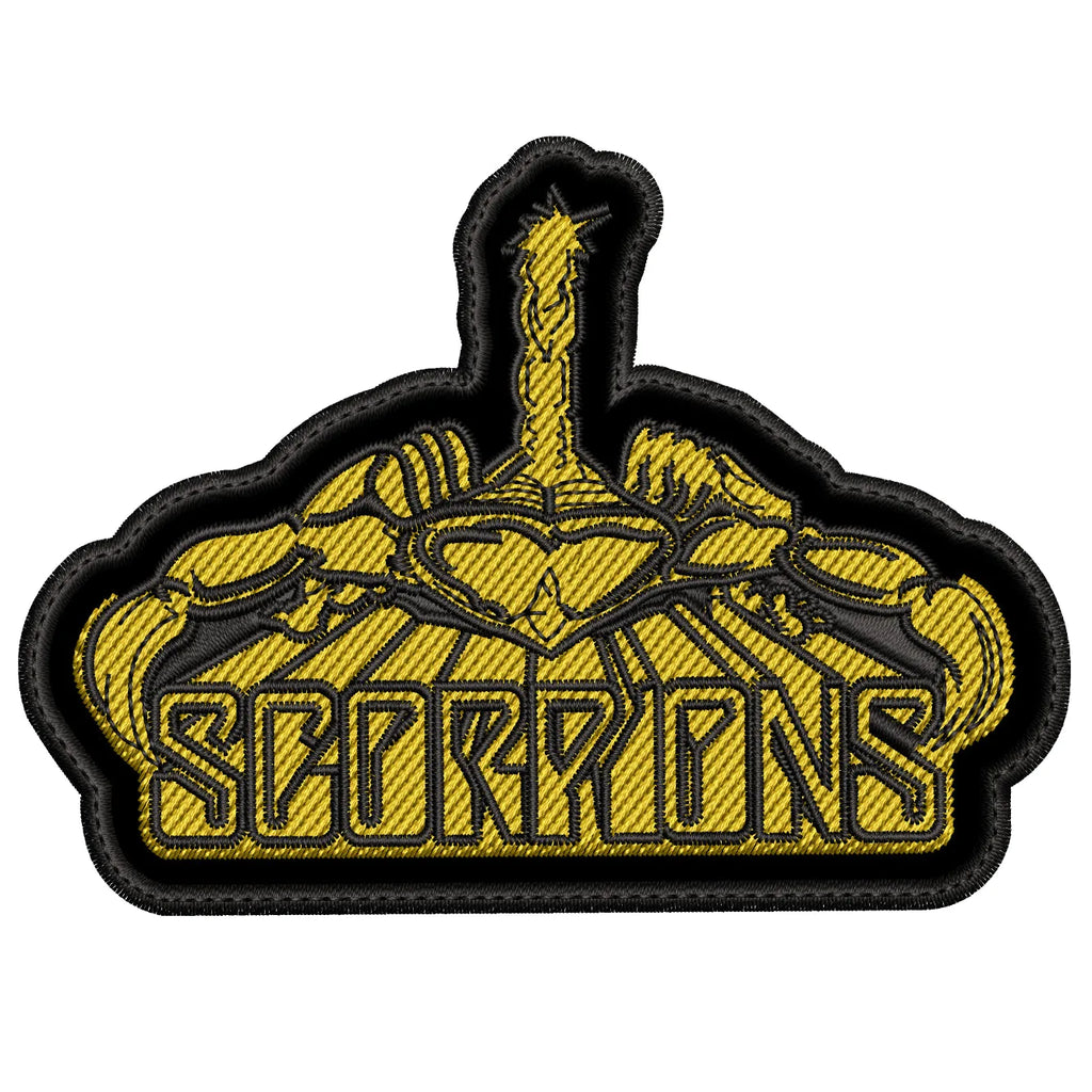 Parche Bordado SCORPIONS Hard Rock/Heavy Metal TAMAÑO