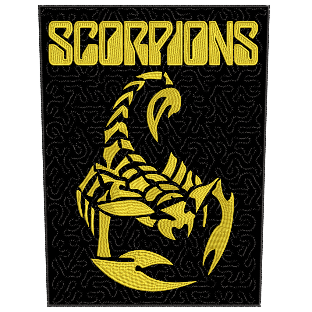 Espaldera Bordada SCORPIONS Hard Rock