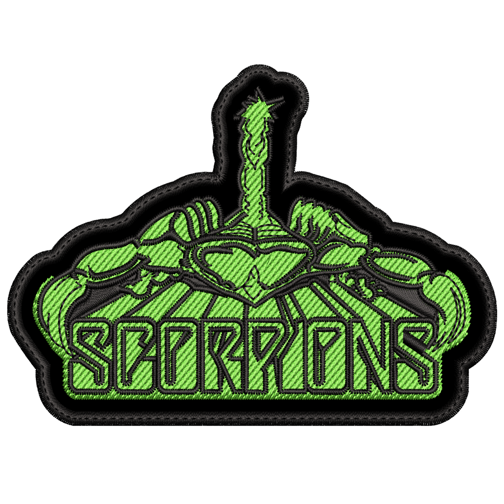 Parche Bordado SCORPIONS Hard Rock/Heavy Metal TAMAÑO