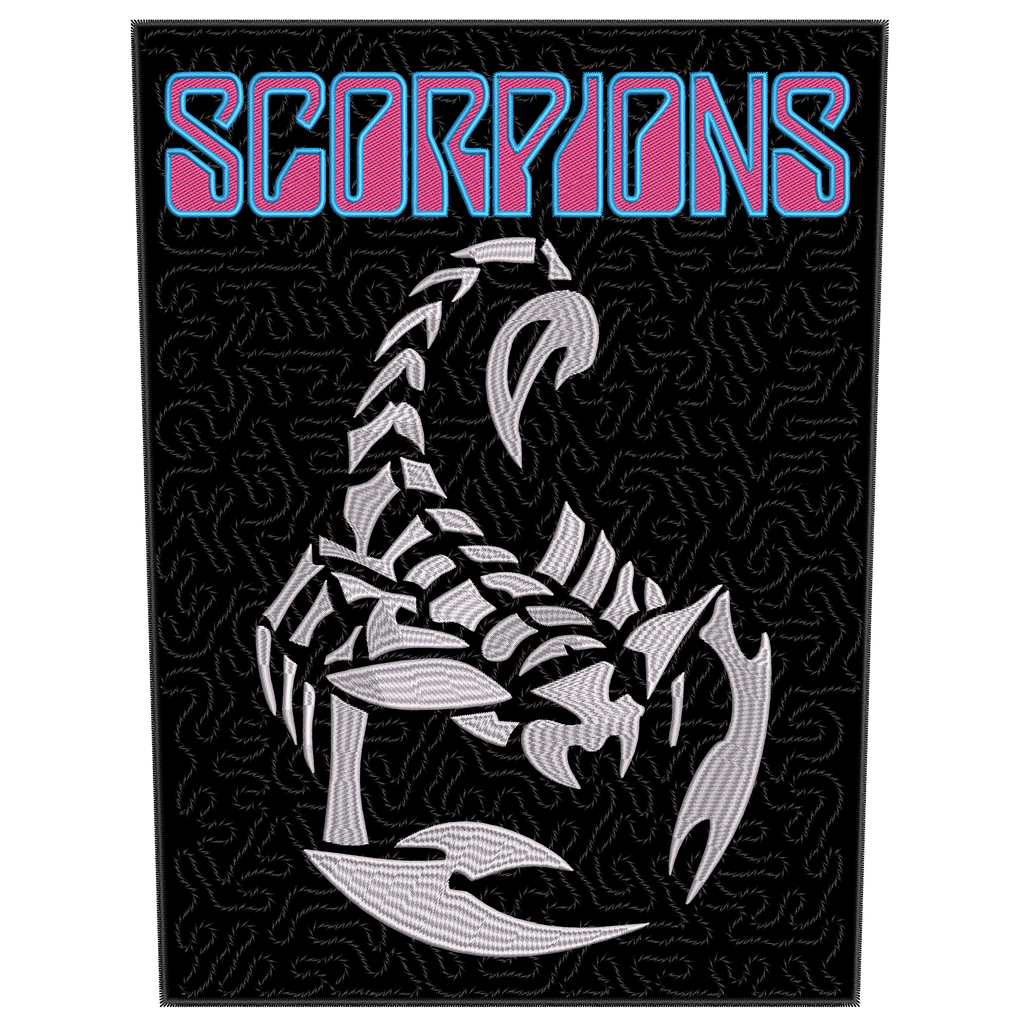 Espaldera Bordada SCORPIONS Hard Rock