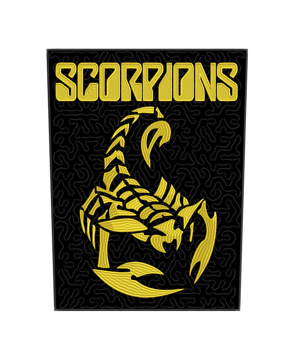 Espaldera Bordada SCORPIONS Hard Rock