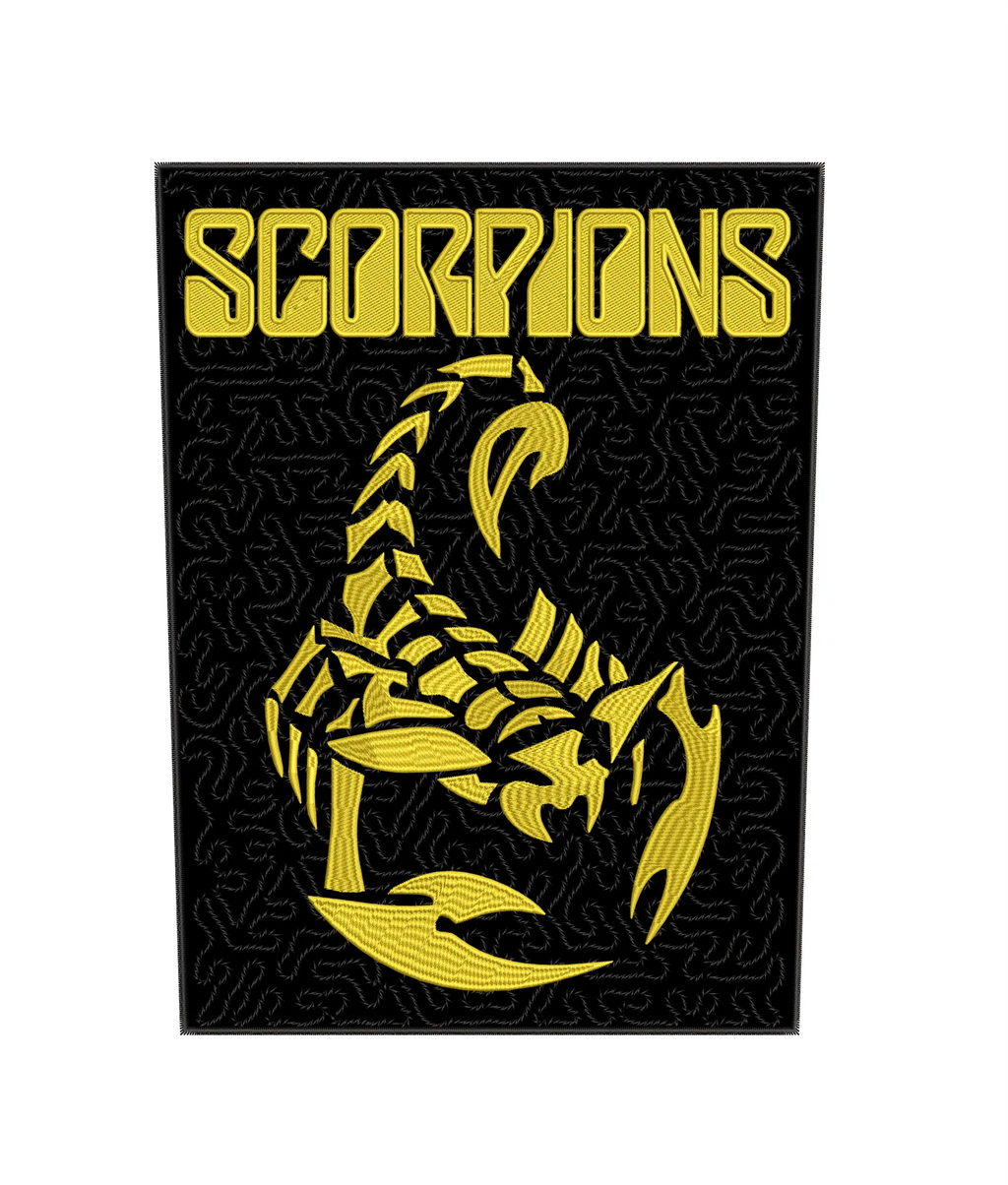 Espaldera Bordada SCORPIONS Hard Rock