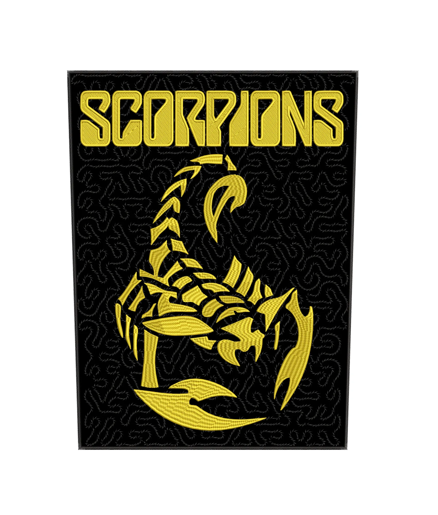 Espaldera Bordada SCORPIONS Hard Rock