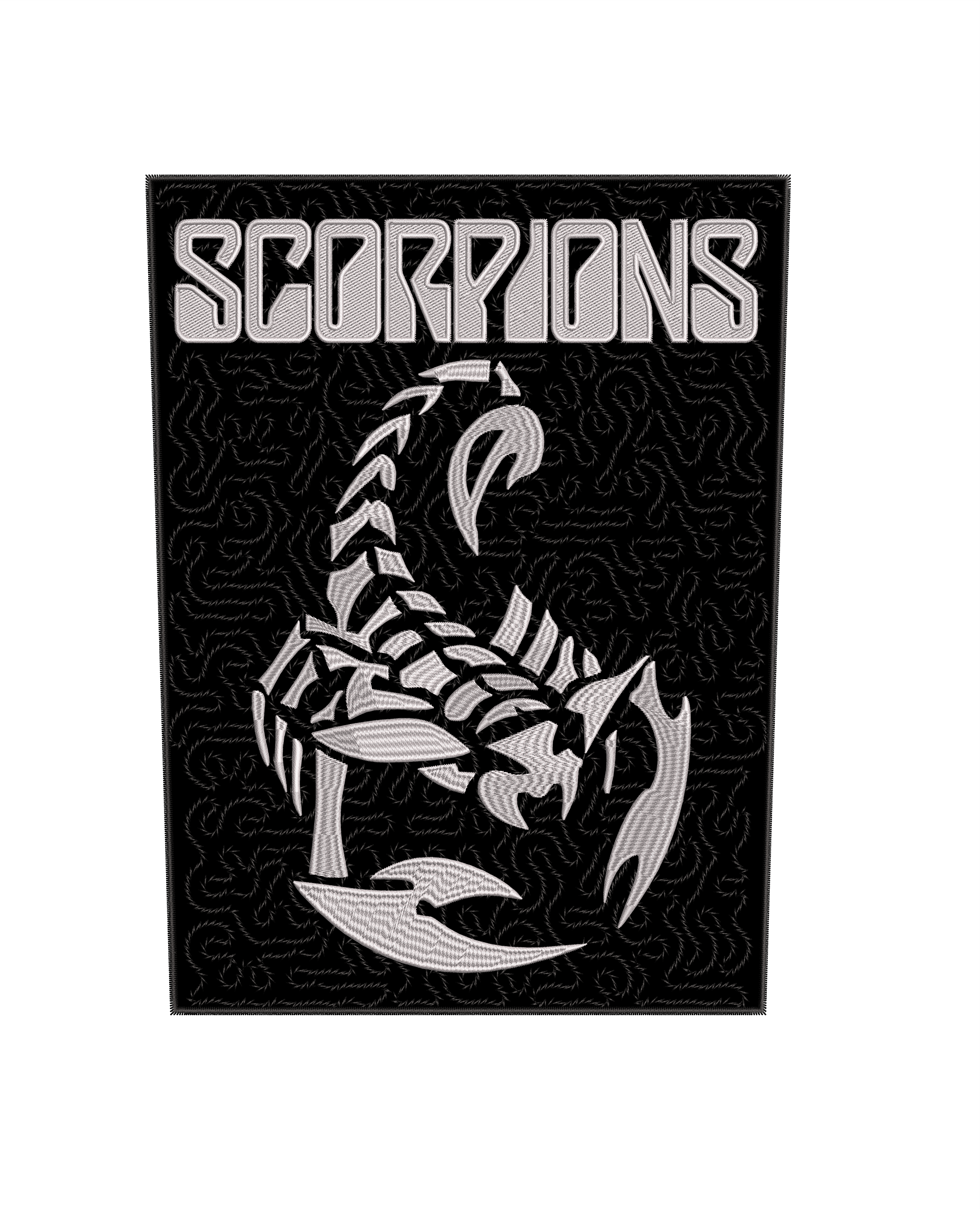 Espaldera Bordada SCORPIONS Hard Rock