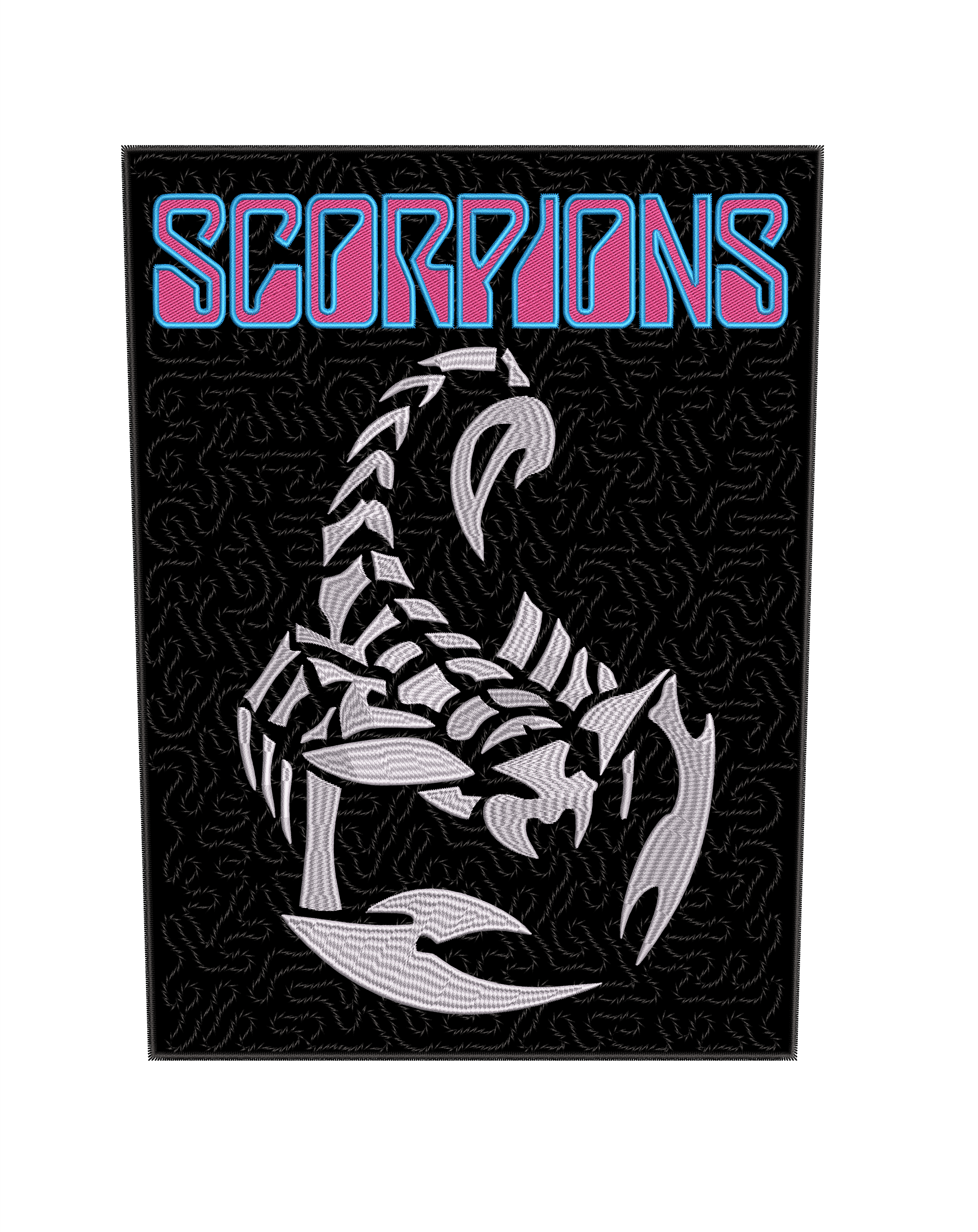 Espaldera Bordada SCORPIONS Hard Rock