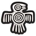Parche Bordado PAJARO ESPIRITUAL Azteca