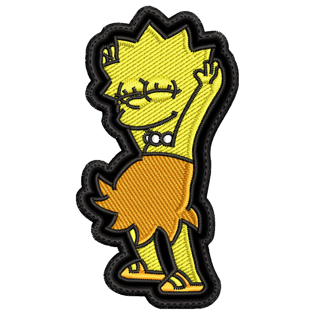 Parche Bordado LISA SIMPSON