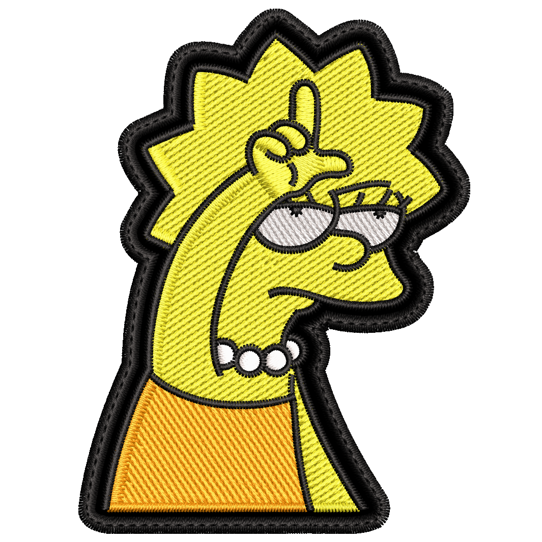 Parche Bordado Mini LISA SIMPSON