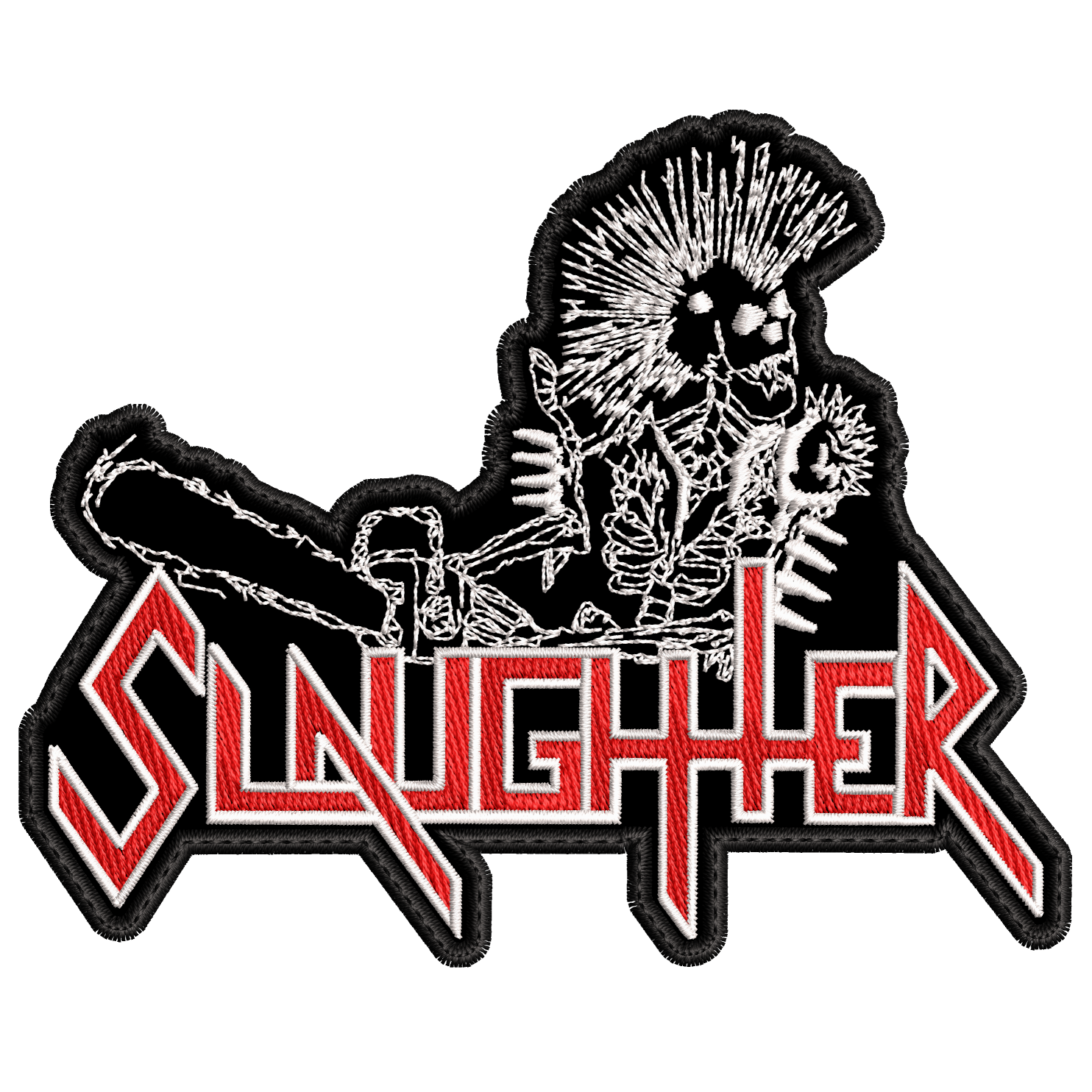 Parche Bordado SLAUGHTER Death Metal/Thrash Metal