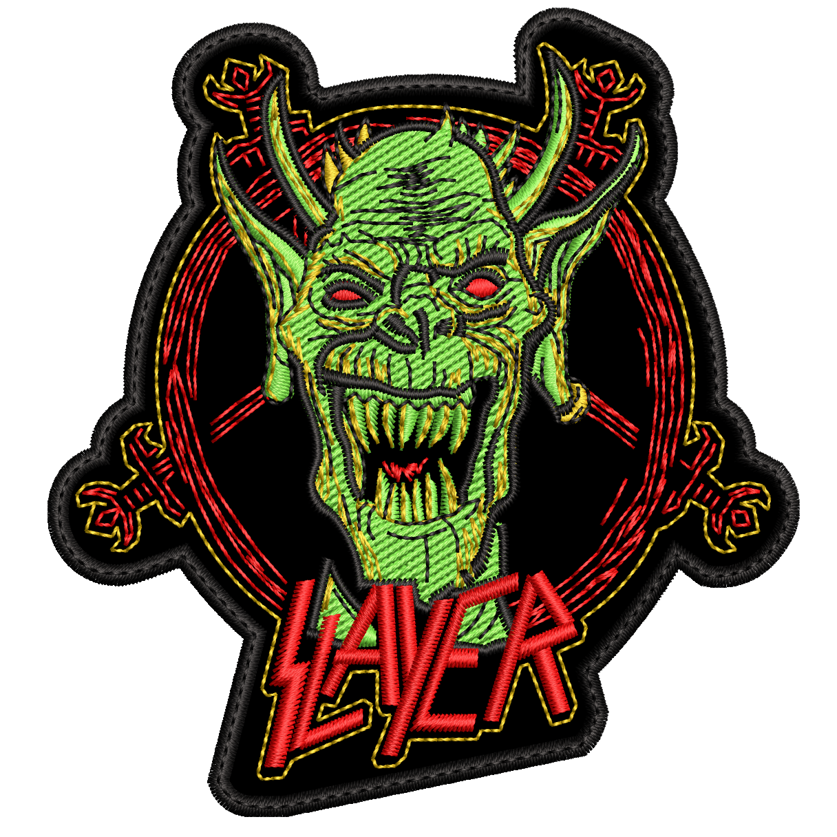 Parche Bordado SLAYER Thrash Metal