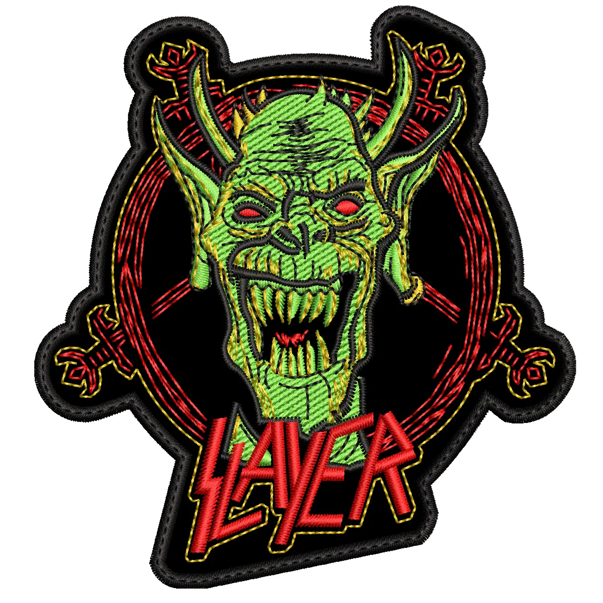 Parche Bordado SLAYER Thrash Metal