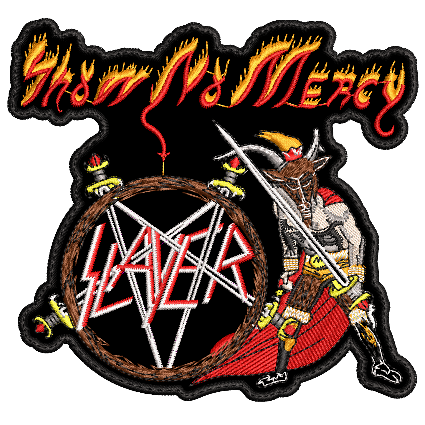 Parche Bordado SLAYER Thrash Metal