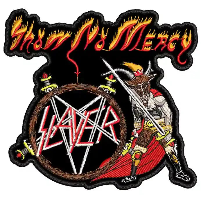 Espaldera Bordada SLAYER Thrash Metal