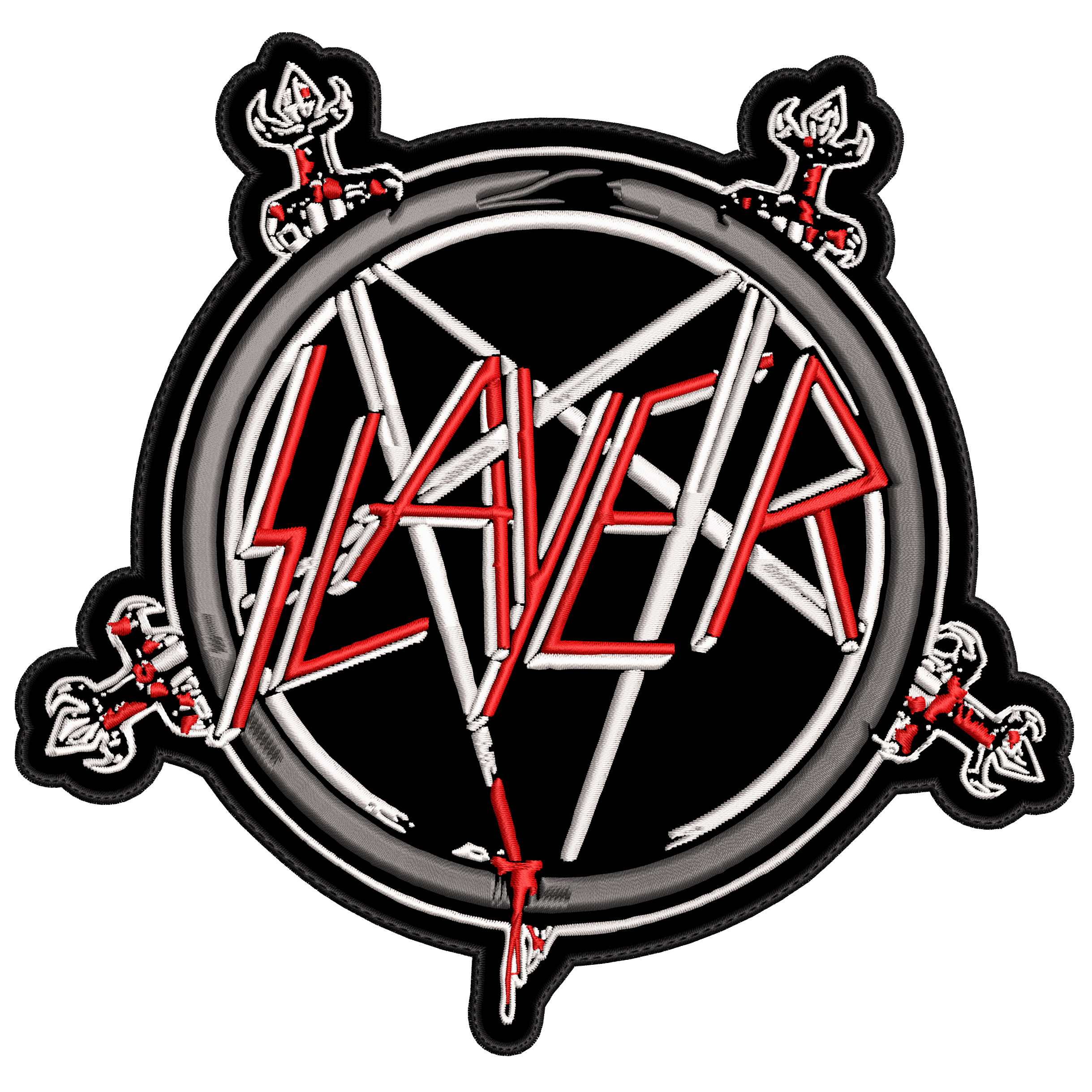 Espaldera Bordada SLAYER Thrash Metal