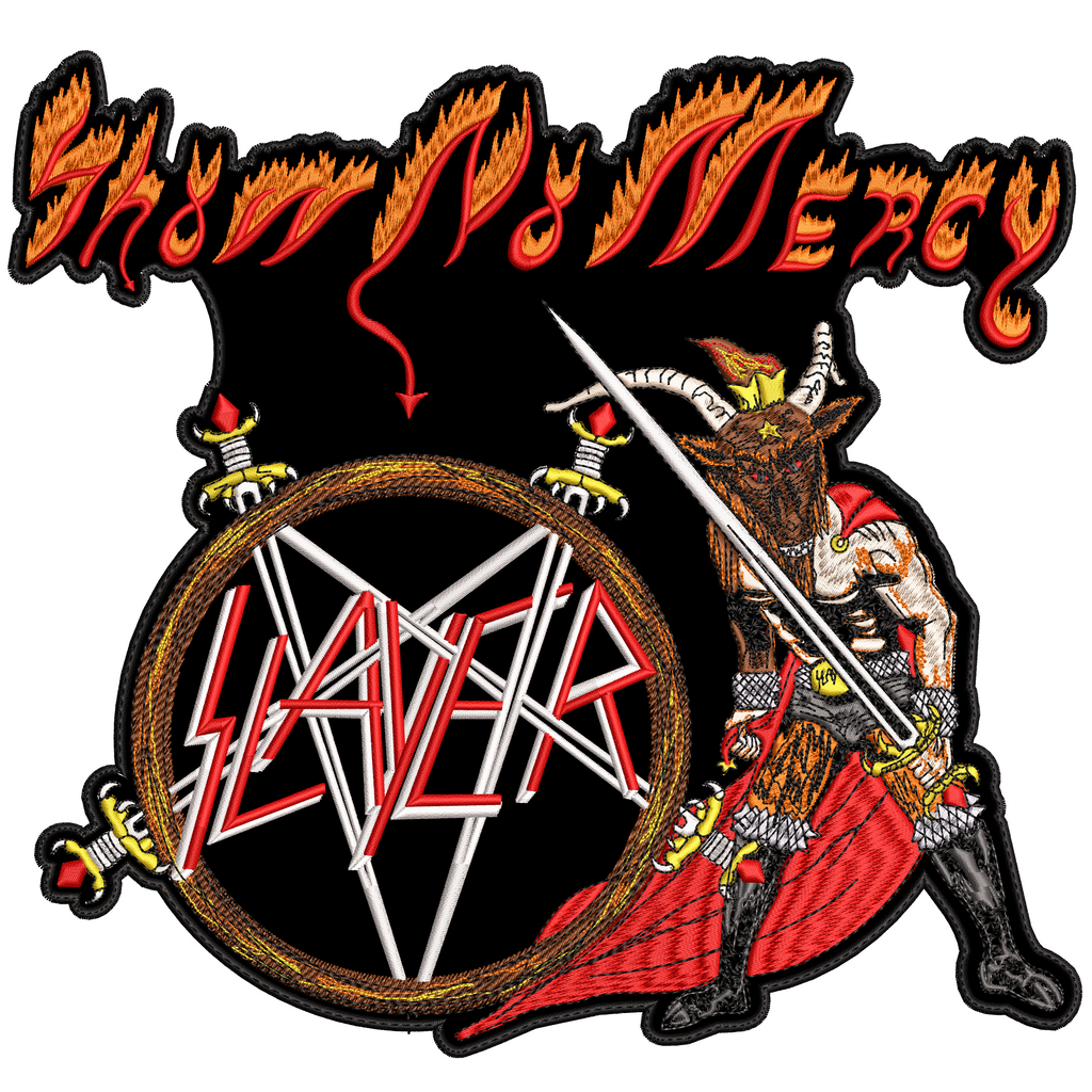 Espaldera Bordada SLAYER Thrash Metal
