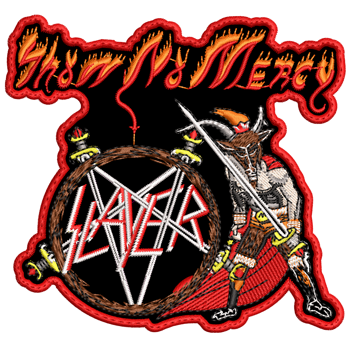 Parche Bordado SLAYER Thrash Metal