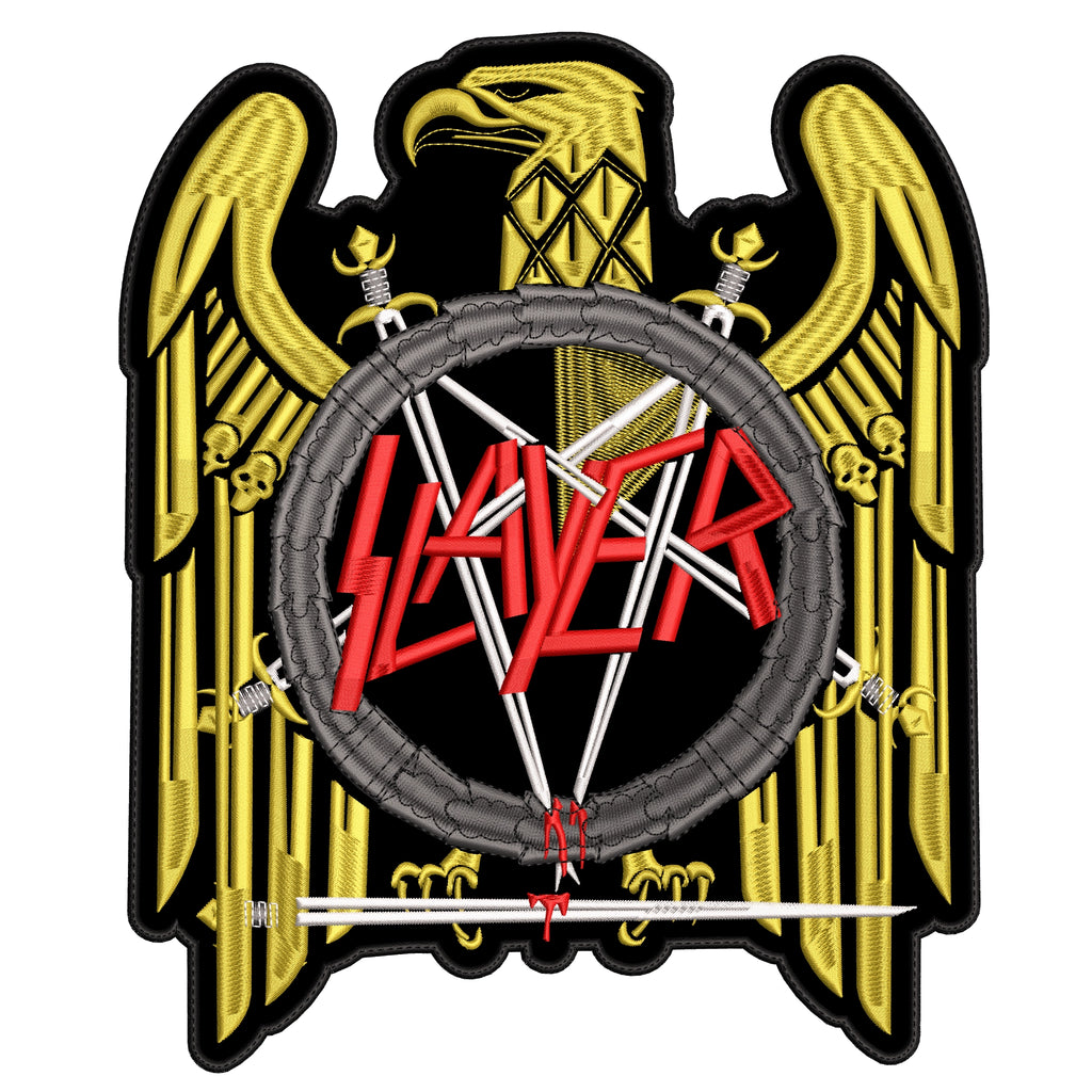 Espaldera Bordada SLAYER Thrash Metal