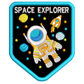 Parche Bordado SPACE EXPLORER Astronauta