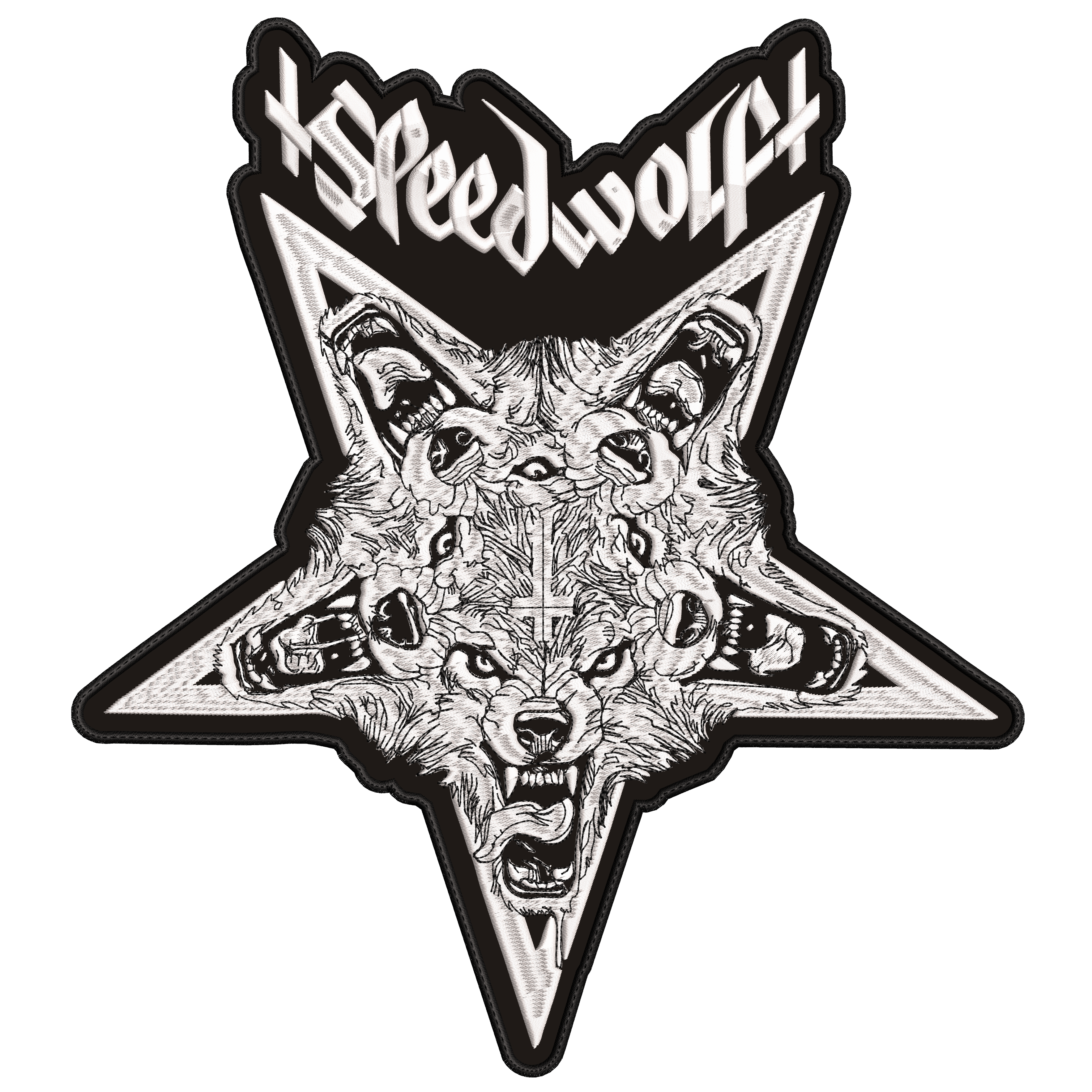 Espaldera Bordada SPEEDWOLF Heavy Metal/Thrash Metal