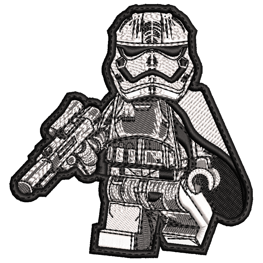 Parche Bordado LEGO STORMTROOPER Star Wars