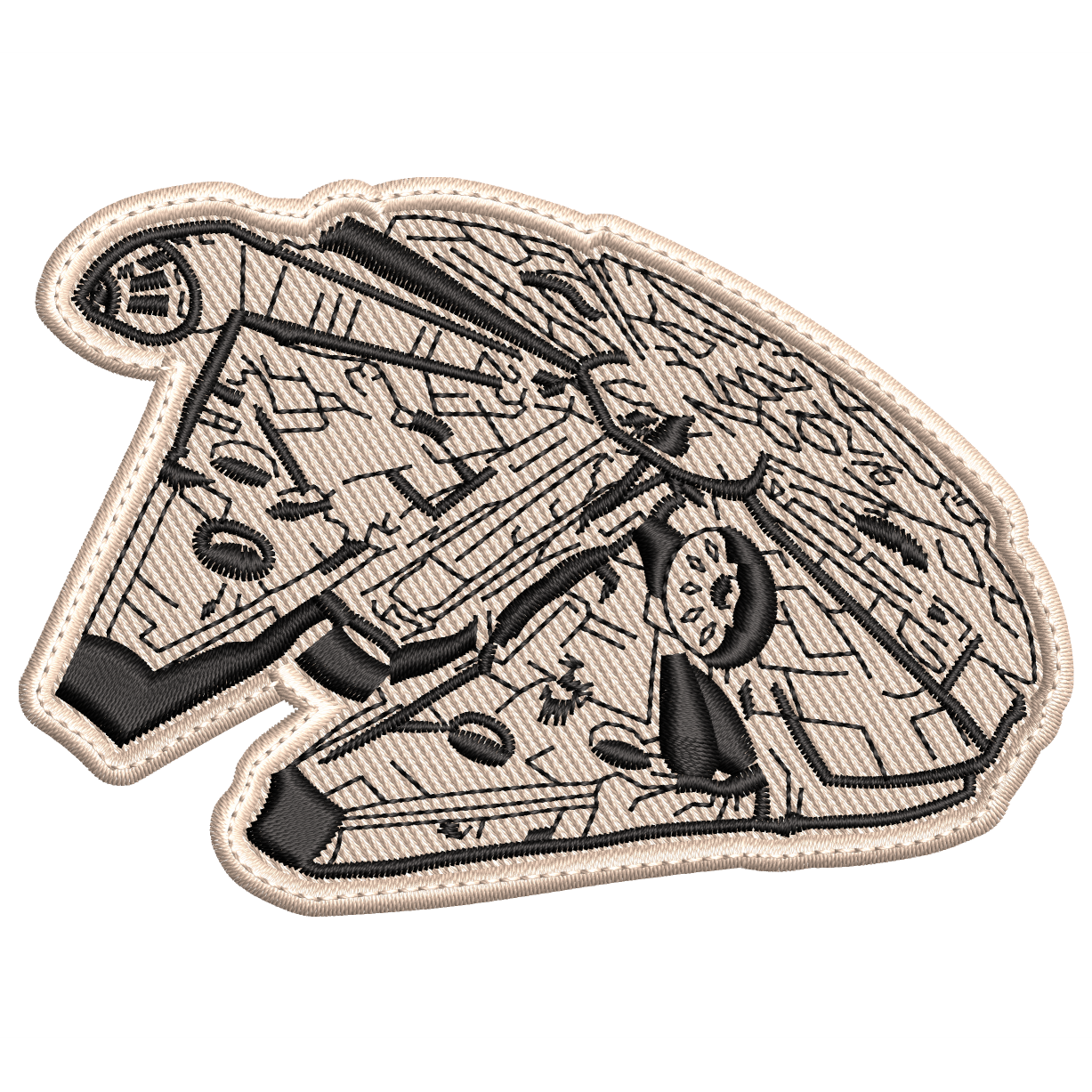 Parche Bordado HALCÓN MILENARIO Star Wars