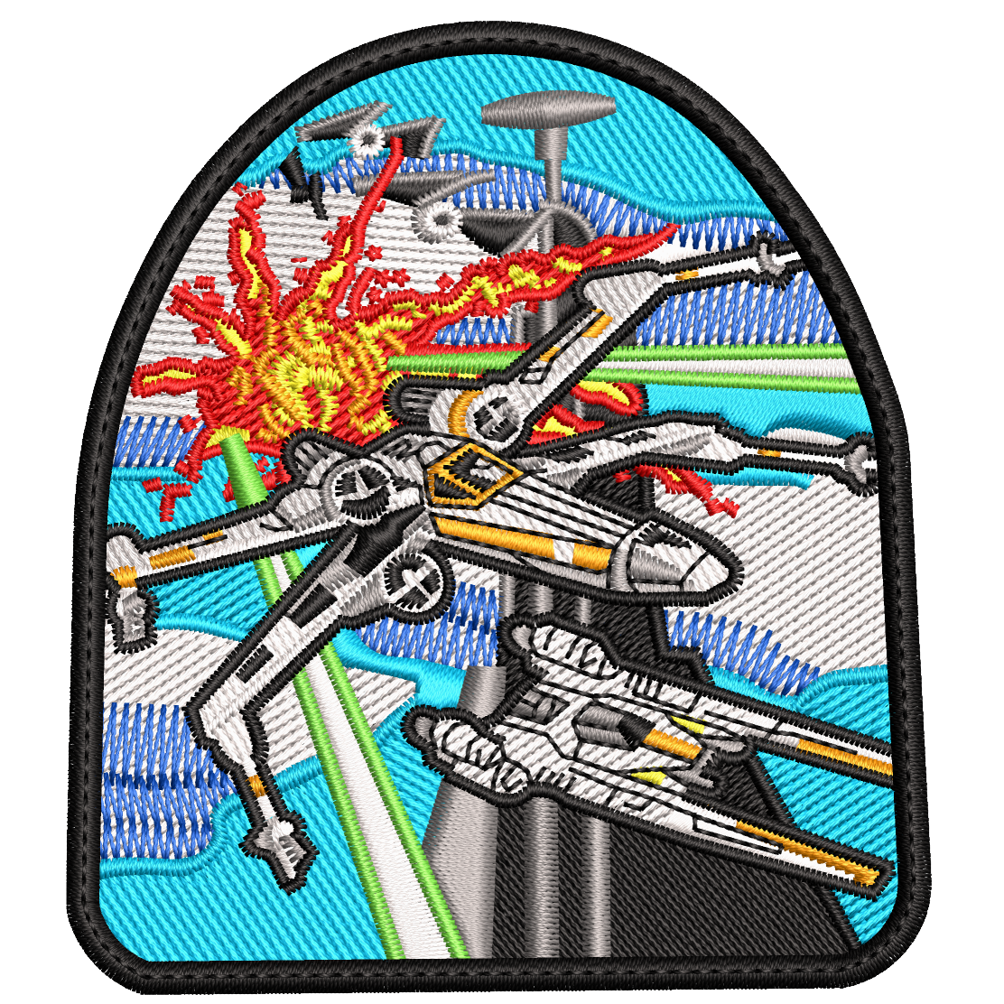 Parche Bordado BATALLA SCARIFF Star Wars
