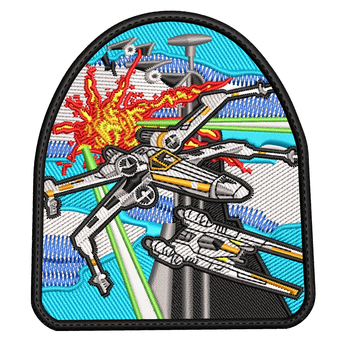 Parche Bordado BATALLA SCARIFF Star Wars