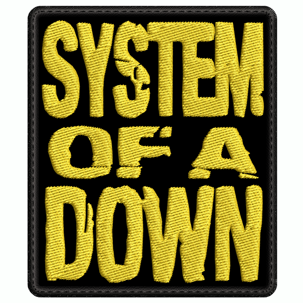 Parche Bordado SYSTEM OF A DOWN Alternative Metal/Nu Metal