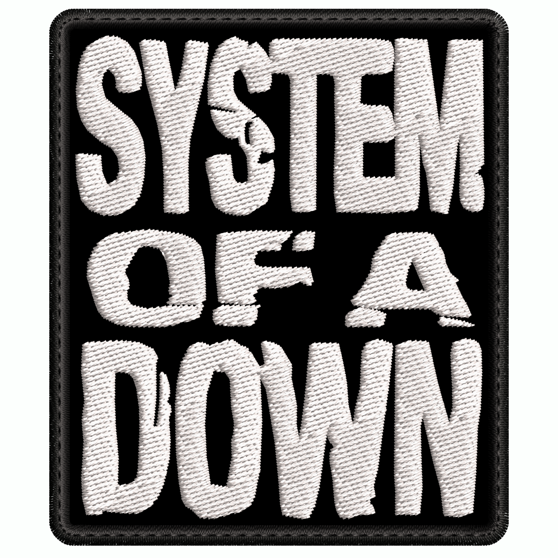 Parche Bordado SYSTEM OF A DOWN Alternative Metal/Nu Metal