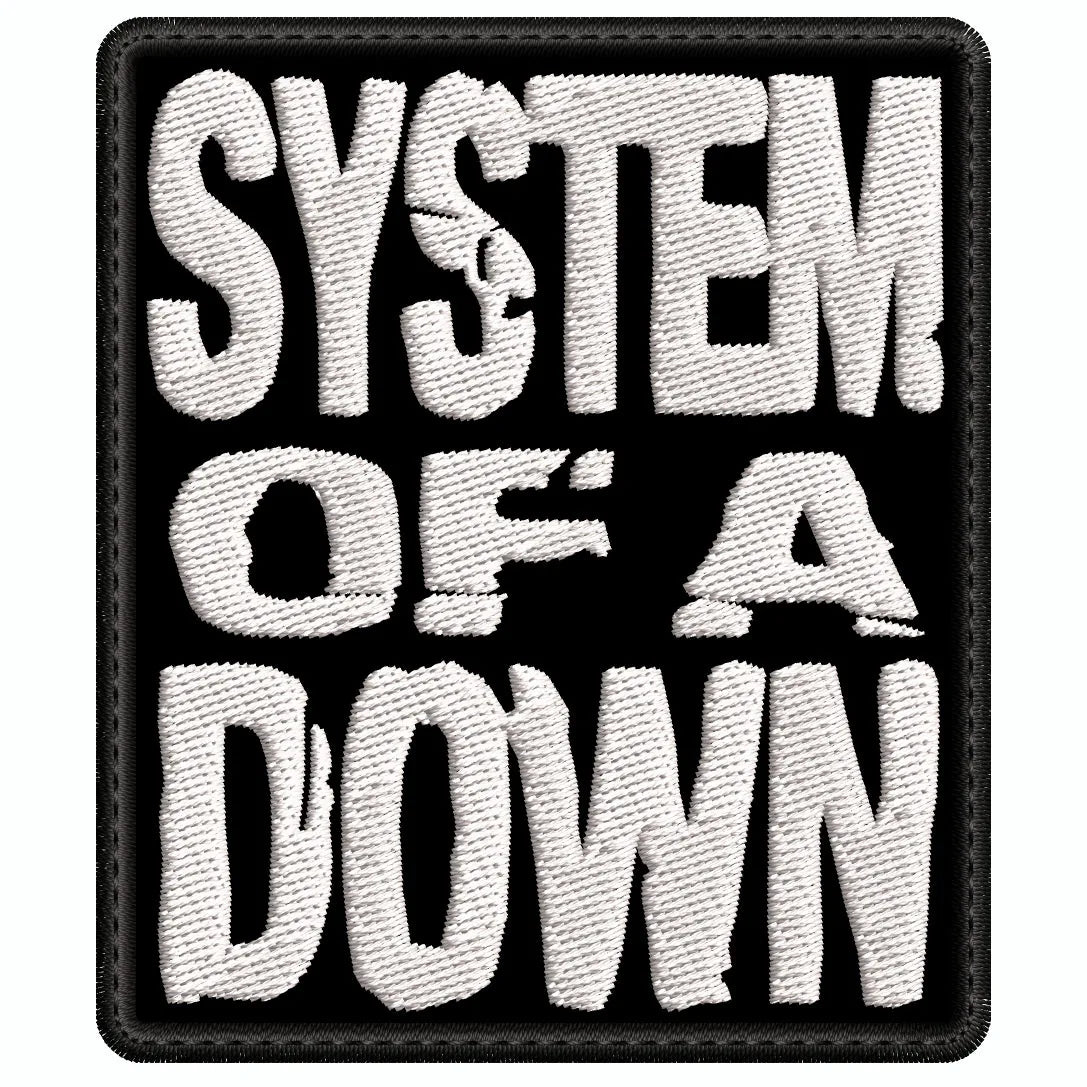 Parche Bordado SYSTEM OF A DOWN Alternative Metal/Nu Metal