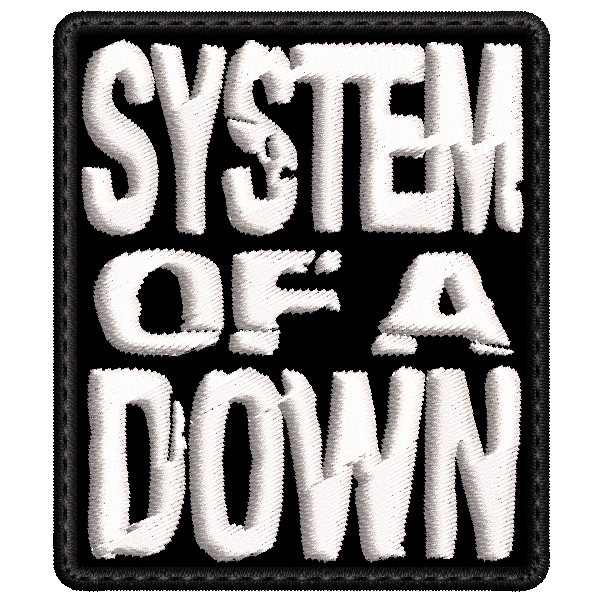 Parche Bordado Mini SYSTEM OF A DOWN Metal Alternativo