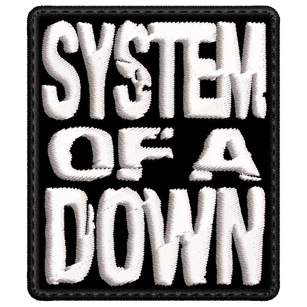 Parche Bordado Mini SYSTEM OF A DOWN Metal Alternativo