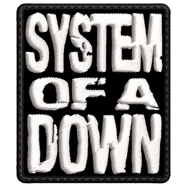 Parche Bordado Mini SYSTEM OF A DOWN Metal Alternativo