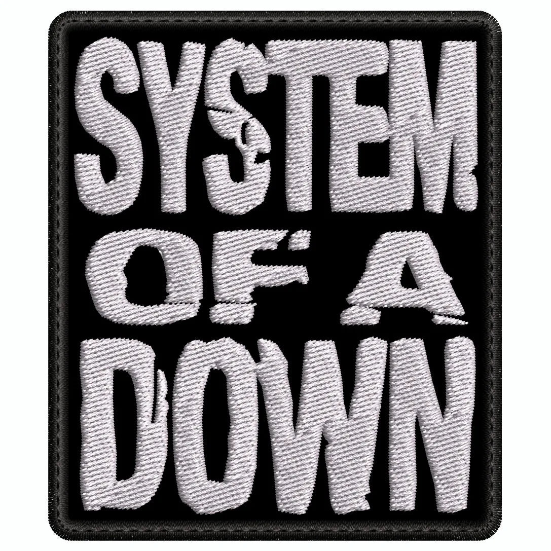 Parche Bordado SYSTEM OF A DOWN Alternative Metal/Nu Metal