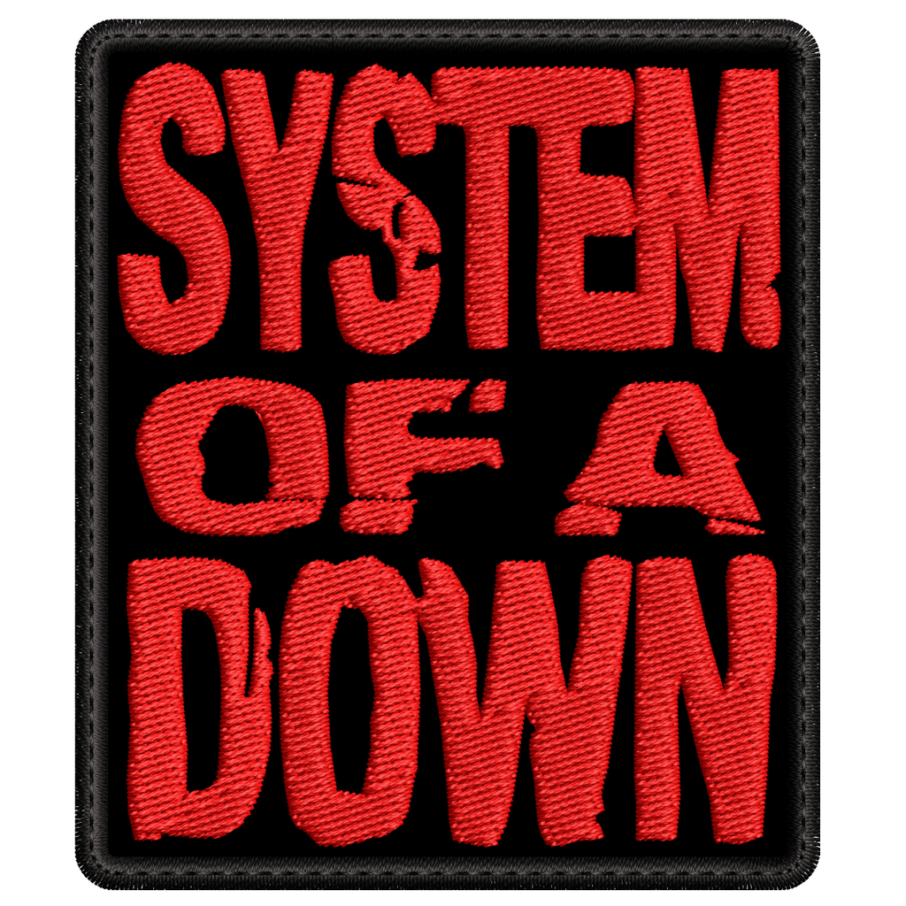 Parche Bordado SYSTEM OF A DOWN Alternative Metal/Nu Metal
