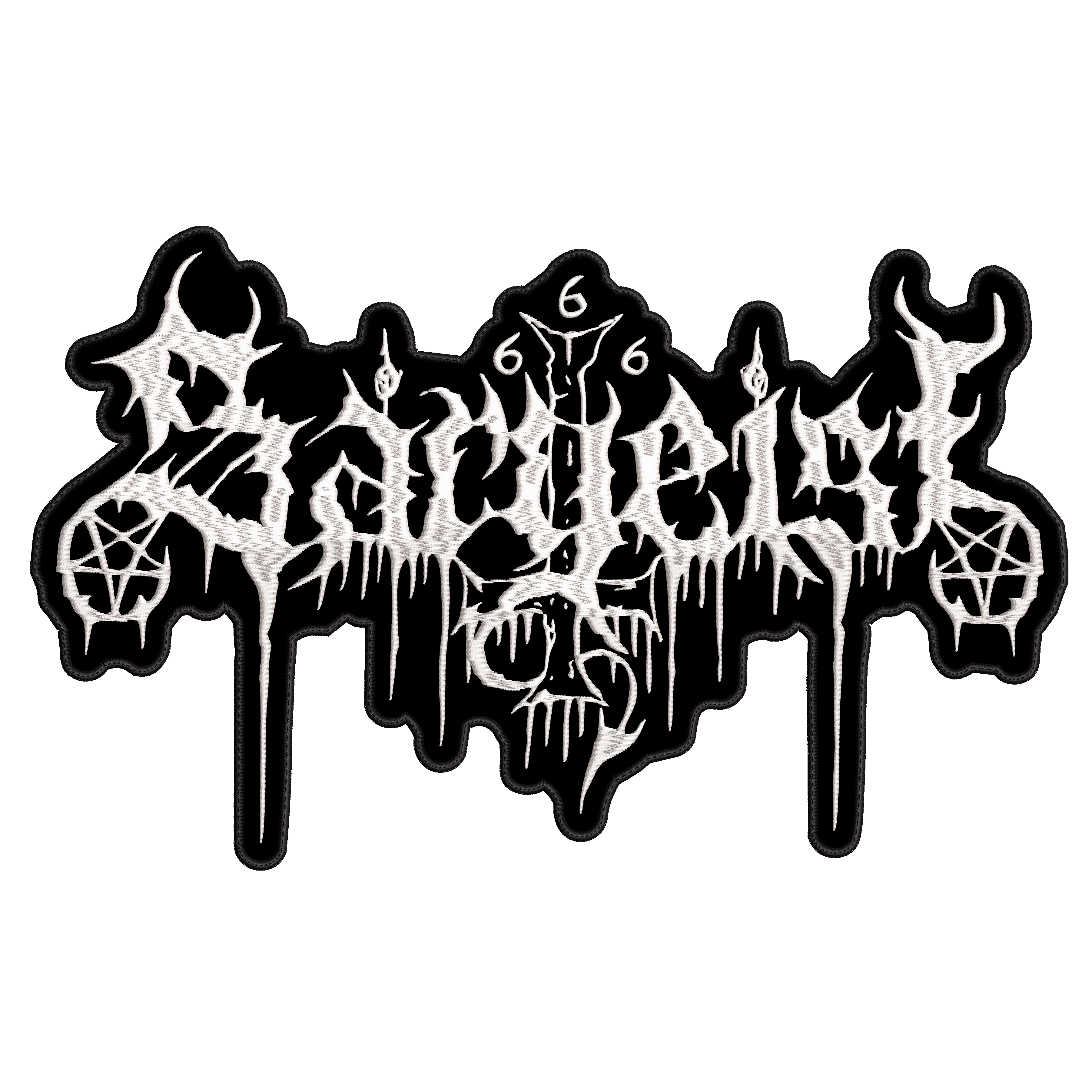 Espaldera Bordada SARGEIST Black Metal