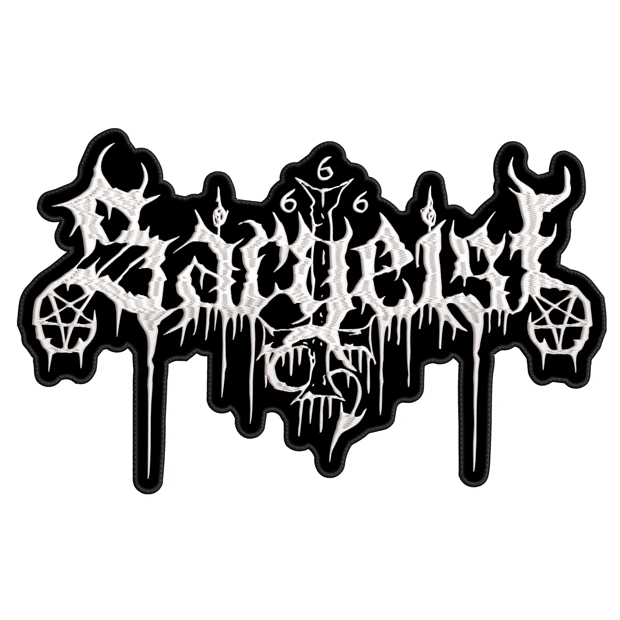 Espaldera Bordada SARGEIST Black Metal