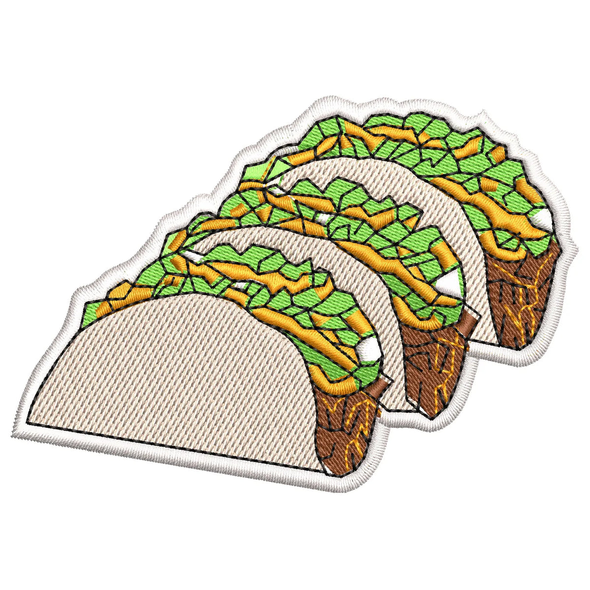 Parche Bordado TACOS