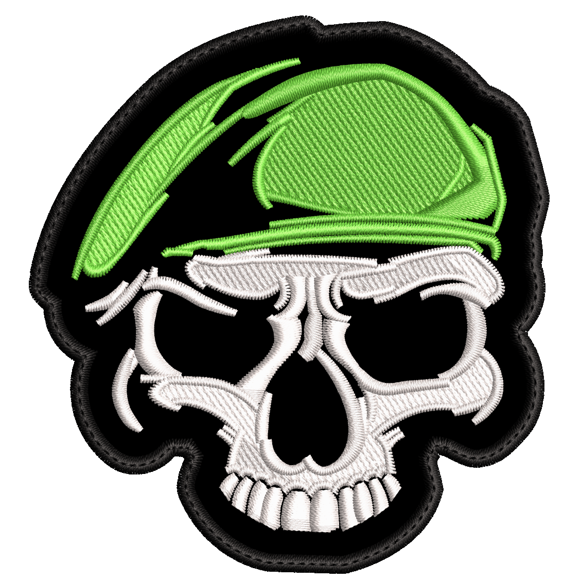 Parche Bordado CALAVERA TACTICO